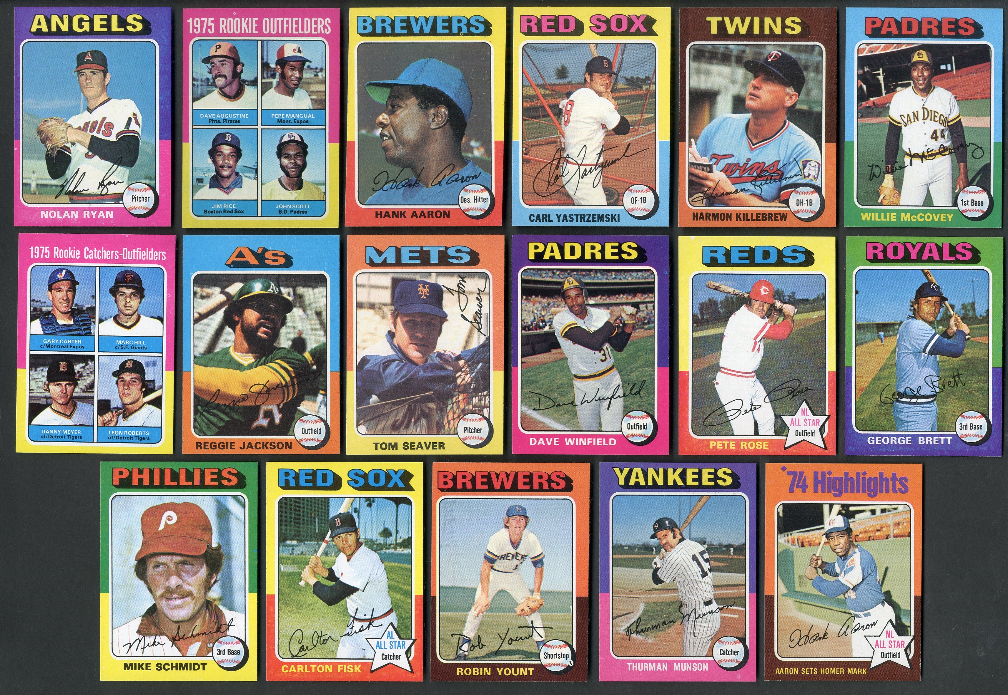 - 1975 Topps Baseball Complete Set