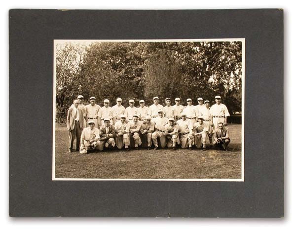 Baseball Photographs - 1929 Philadelphia Athletics Team Photograph (11x14" mounted)