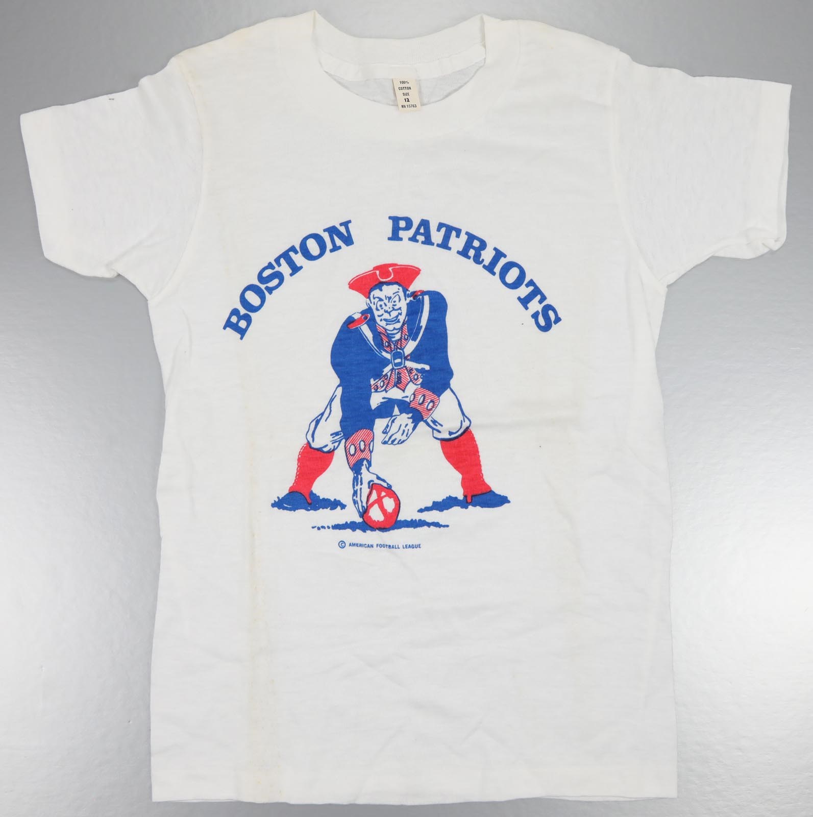 - Early 1960's Boston Patriots T-Shirt