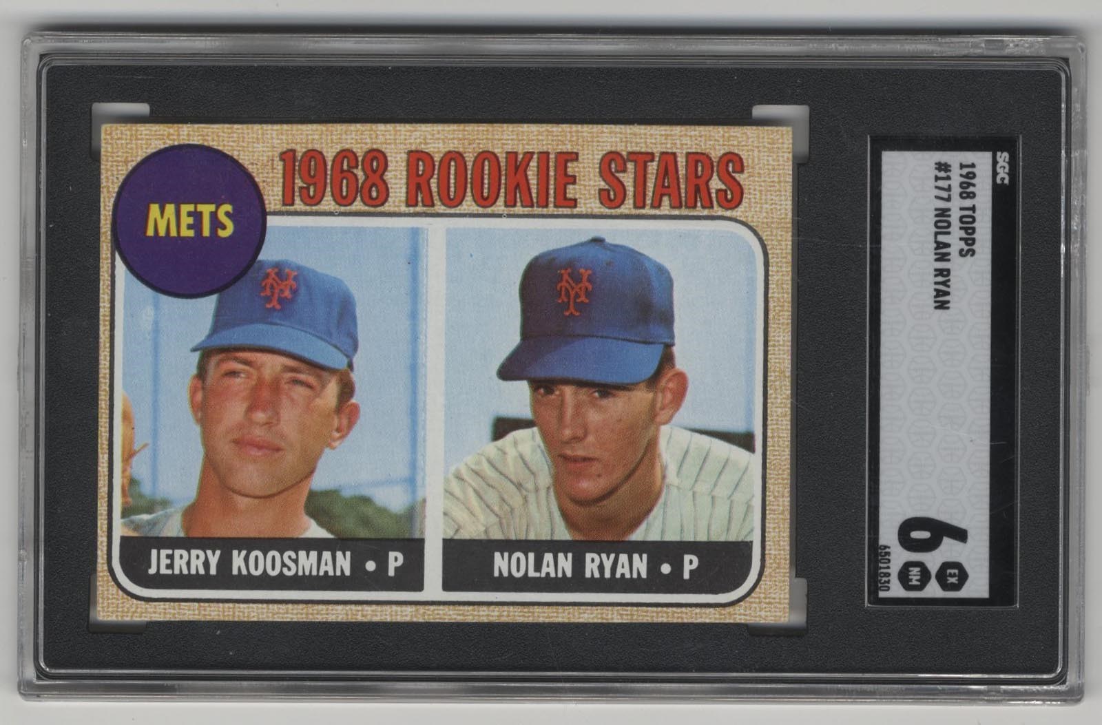 - 1968 Topps #177 Nolan Ryan SGC 6