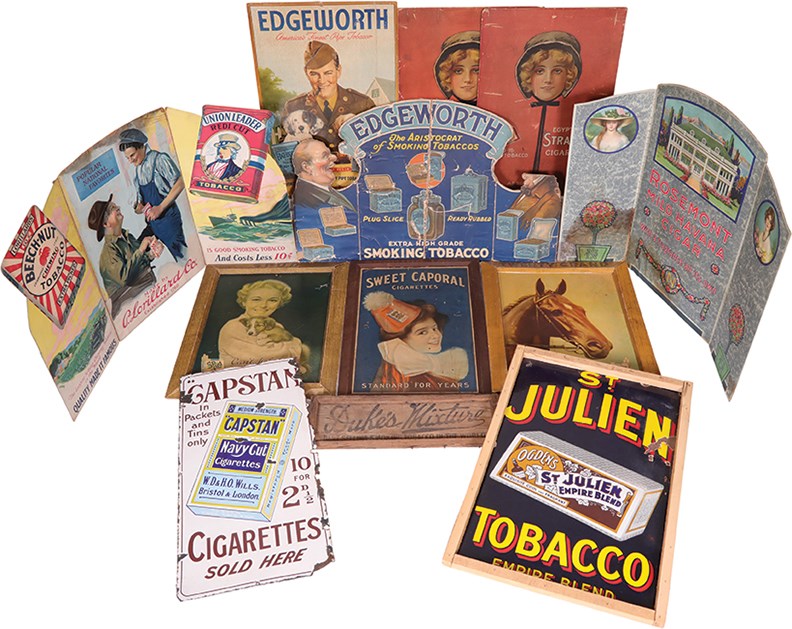 - Vintage Tobacco Cardboard Advertising Collection (11)