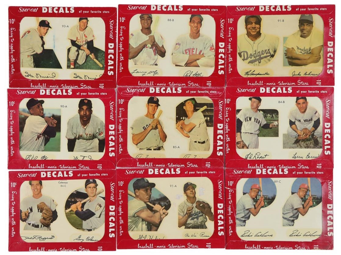 Baseball and Trading Cards - 1952 Star-Decal Type 2 Near Complete Set (31/32)