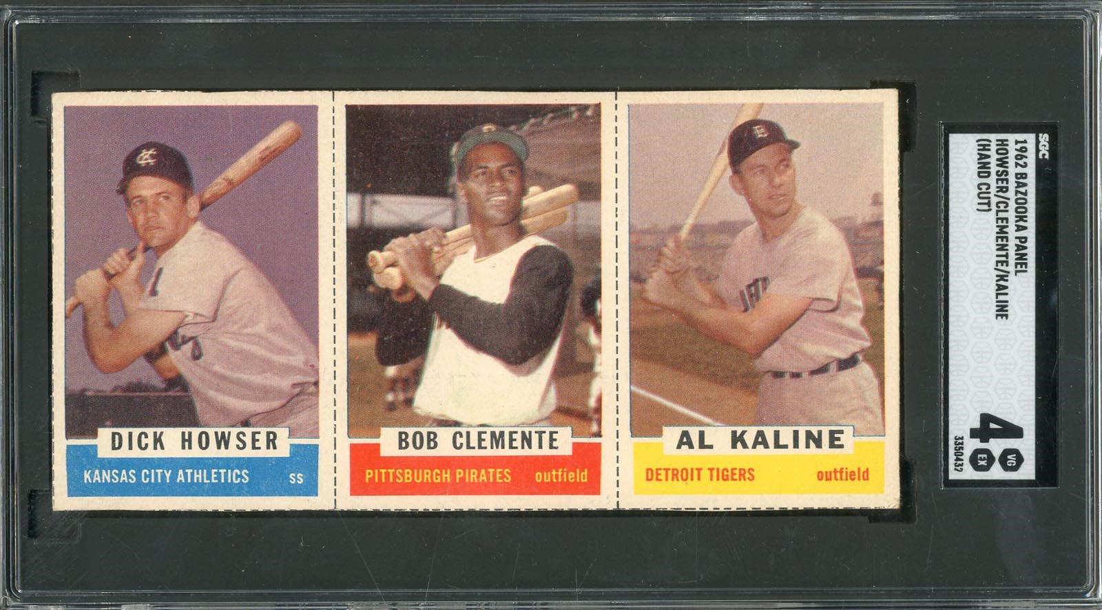 - 1962 Bazooka Panel with Clemente and Kaline