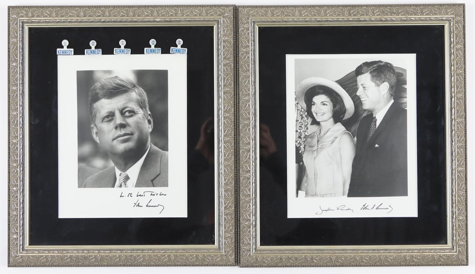 - John F. & Jackie Kennedy "Signed" Photos Given Out By The President