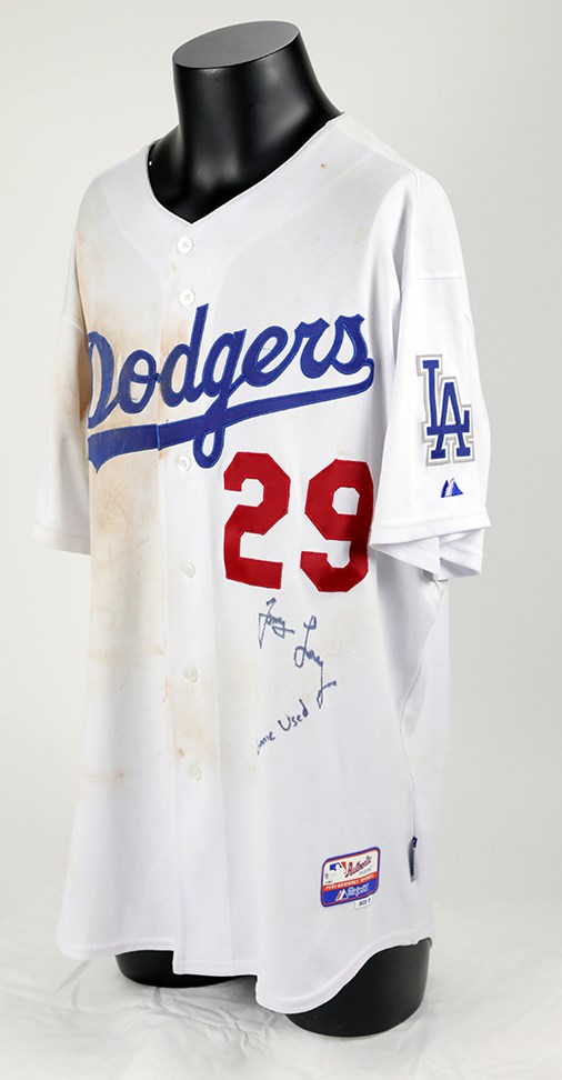 - 2006 James Loney Signed Game Worn Rookie Jersey