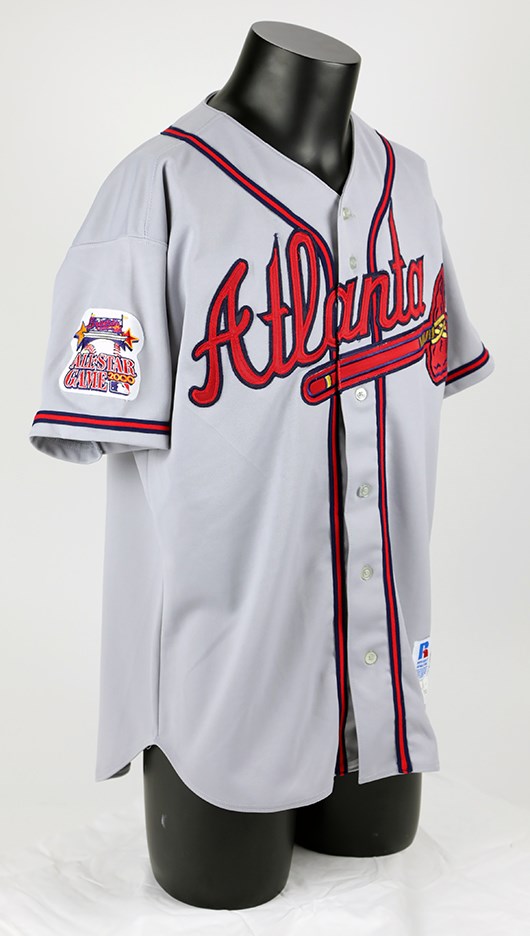 - 2000 Wes Helms Atlanta Braves Game Worn Jersey w/All Star Game Patch