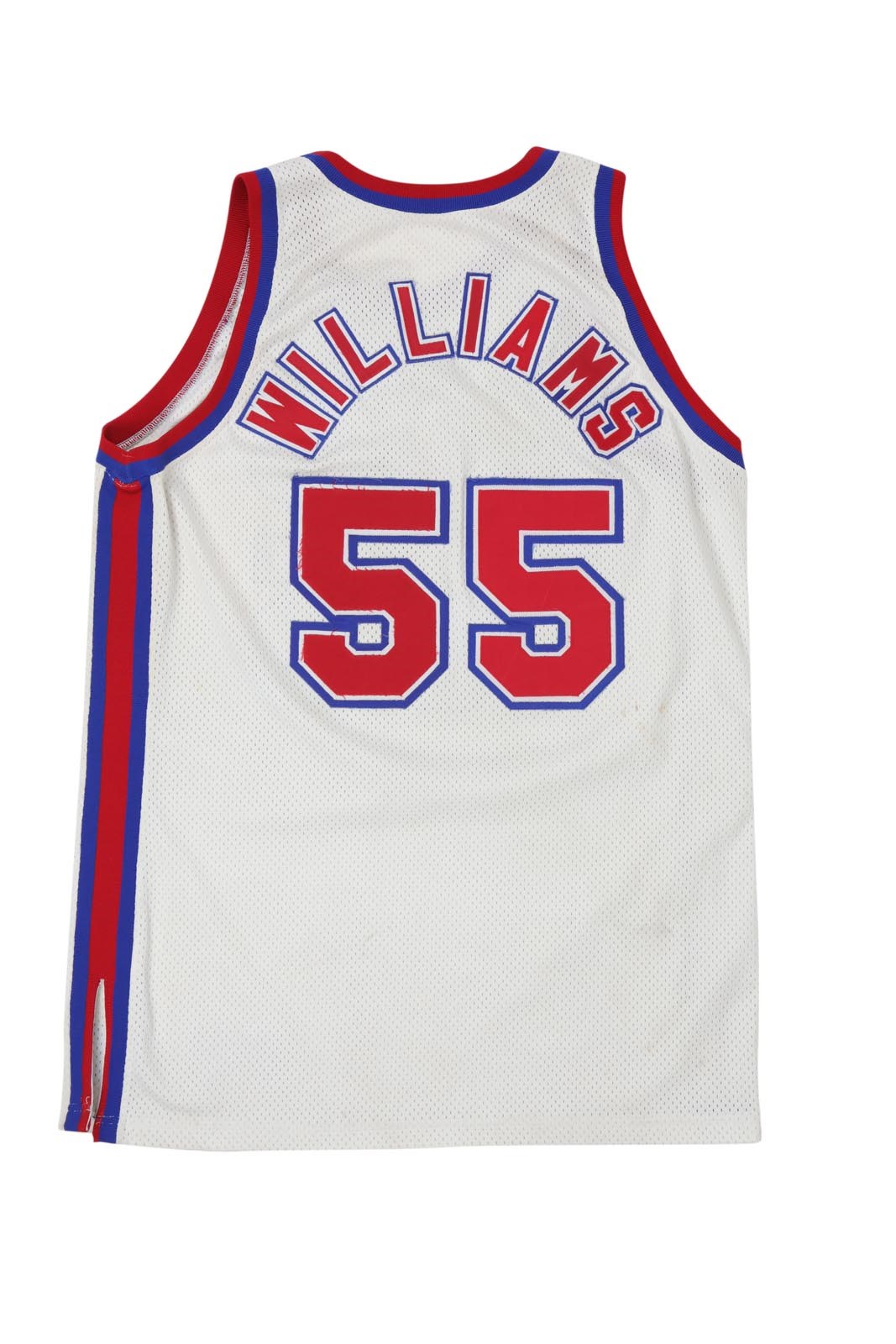 - 1994-95 Jayson Williams New Jersey Nets Game Worn Jersey