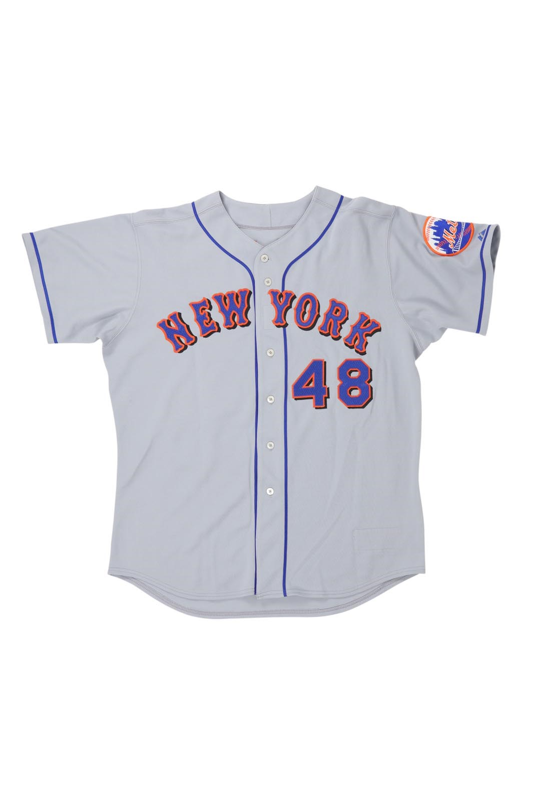 - 2003 Aaron Heilman New York Mets Game Worn Jersey