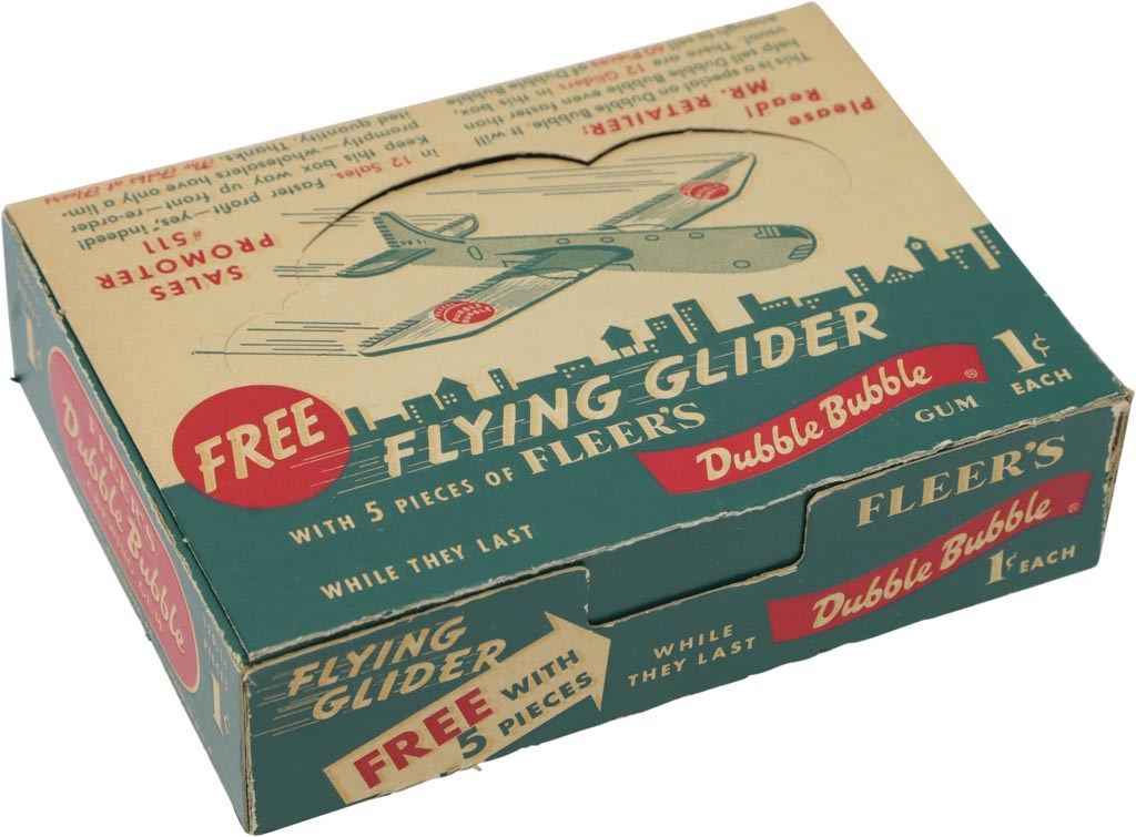 1930s Fleer Flying Gliders Empty Display Box