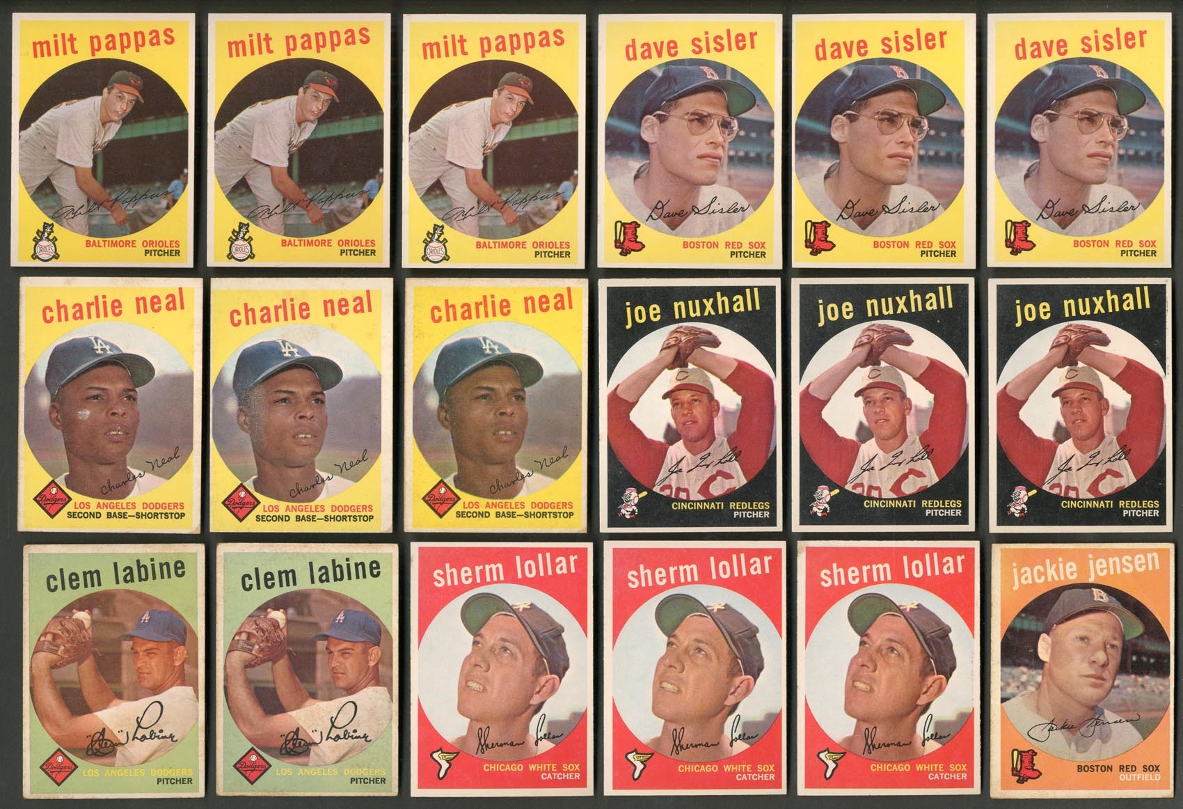 Large Collection Of 1959 Topps Baseball Cards (500+)