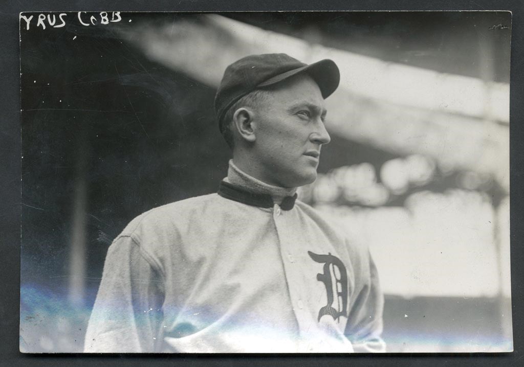Ty Cobb Boston Collection - 1920s Ty CobbType I Photograph - Boston Collection (PSA)