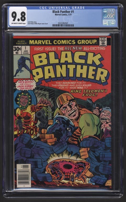 Rock And Pop Culture - 1977 Black Panther #1 CGC 9.8