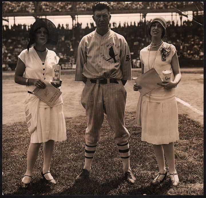 Vintage Sports Photographs - 1927 The Great Alexander with Two Roaring Twenties Beauties