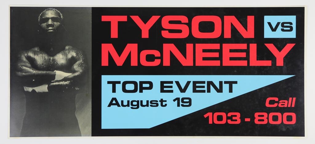 Mike Tyson vs. Peter "Hurricane" McNeely Fight Poster