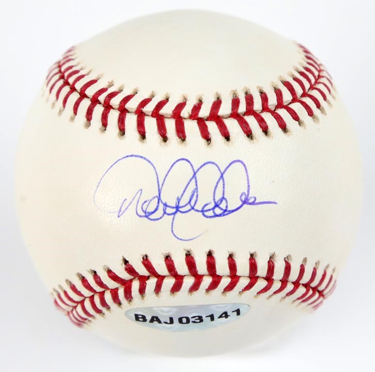 Derek Jeter UDA Single Signed Baseball