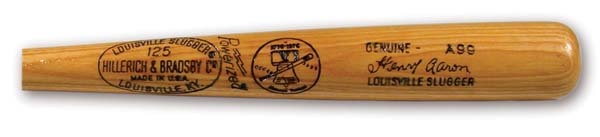 1976 Hank Aaron Game Bat (35")