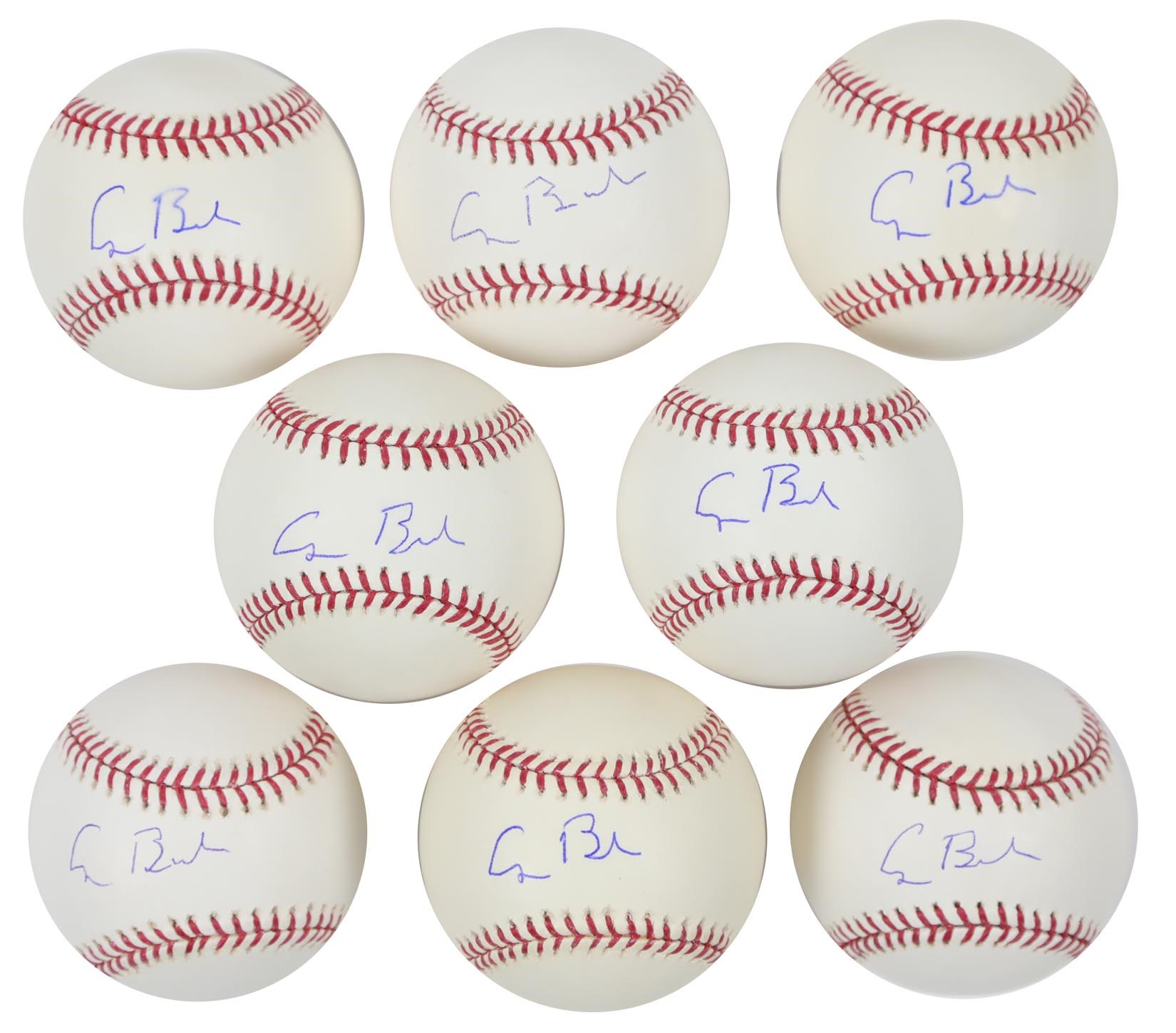 President George H.W. Bush Signed Baseballs Collection of Eight (PSA/DNA 7-9)