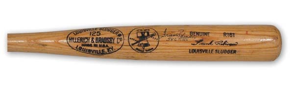 1976 Frank Robinson Game Used Bat (35")
