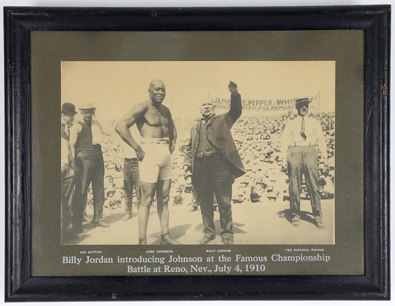 Muhammad Ali & Boxing - July 4, 1910, Jack Johnson "Introduction" Photograph