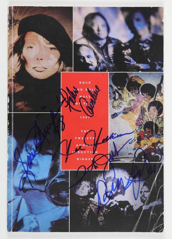 1997 Rock and Roll Hall Of Fame Signed Induction Program