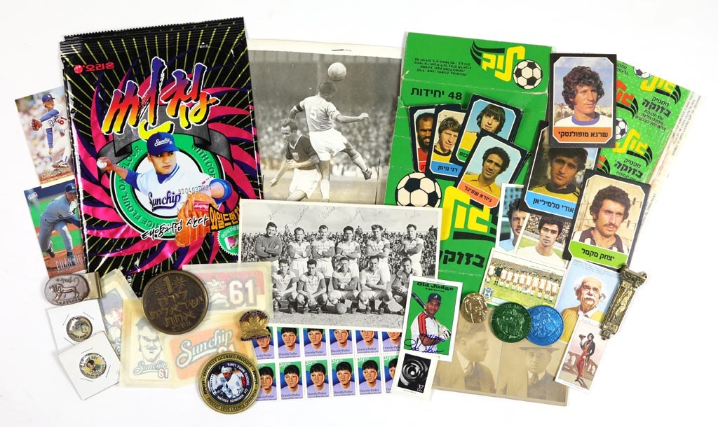 - Archive of International Sports and Non-Sports Memorabilia including Israeli Soccer