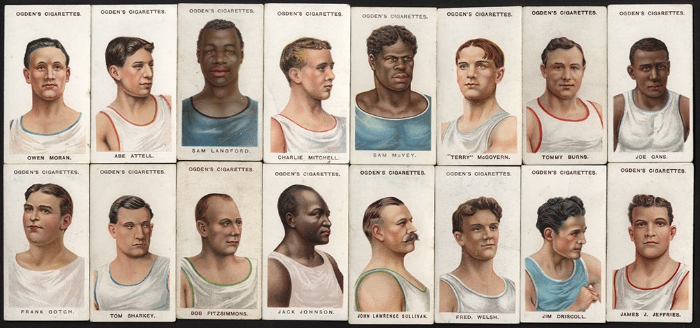Boxing Cards - 1908-09 Ogden's Pugilists & Wrestlers Complete Set (75)