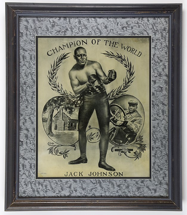 Muhammad Ali & Boxing - 1909 Jack Johnson Champion of the World Print