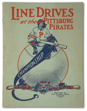 Clemente and Pittsburgh Pirates - 1910 “Line Drives at the Pittsburg Pirates” Yearbook