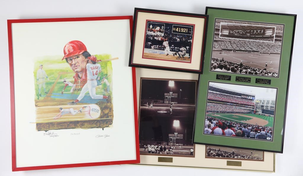 - Pete Rose & Cincinnati Red Collection From The Bernie Stowe Collection (9)