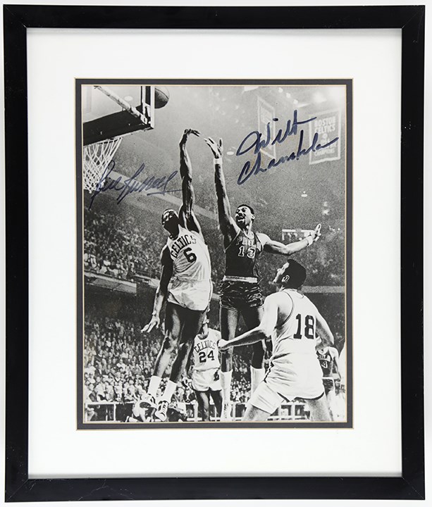 Basketball - Bill Russell & Wilt Chamberlain Signed Photograph