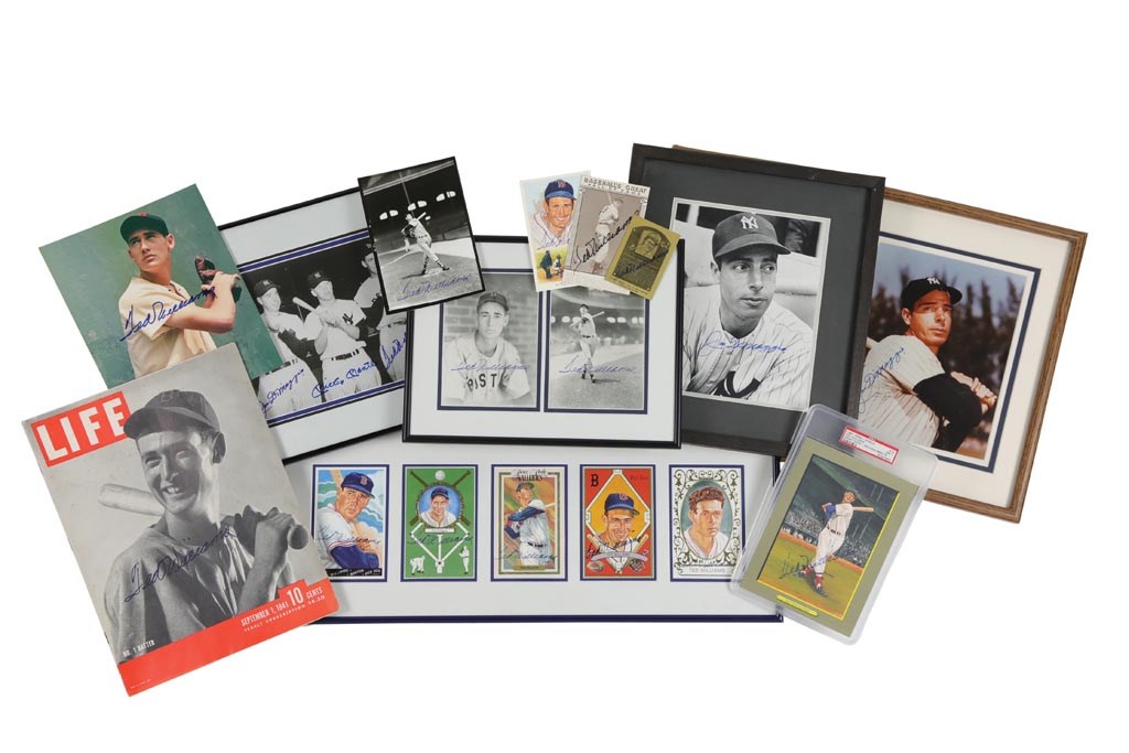 Baseball Autographs - Ted Williams & Joe DiMaggio Autograph Collection (25+)