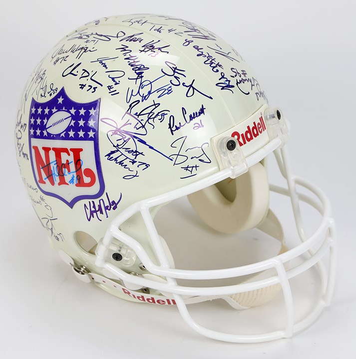Football - 1997 NFL Draft Class Signed Helmet (50+)