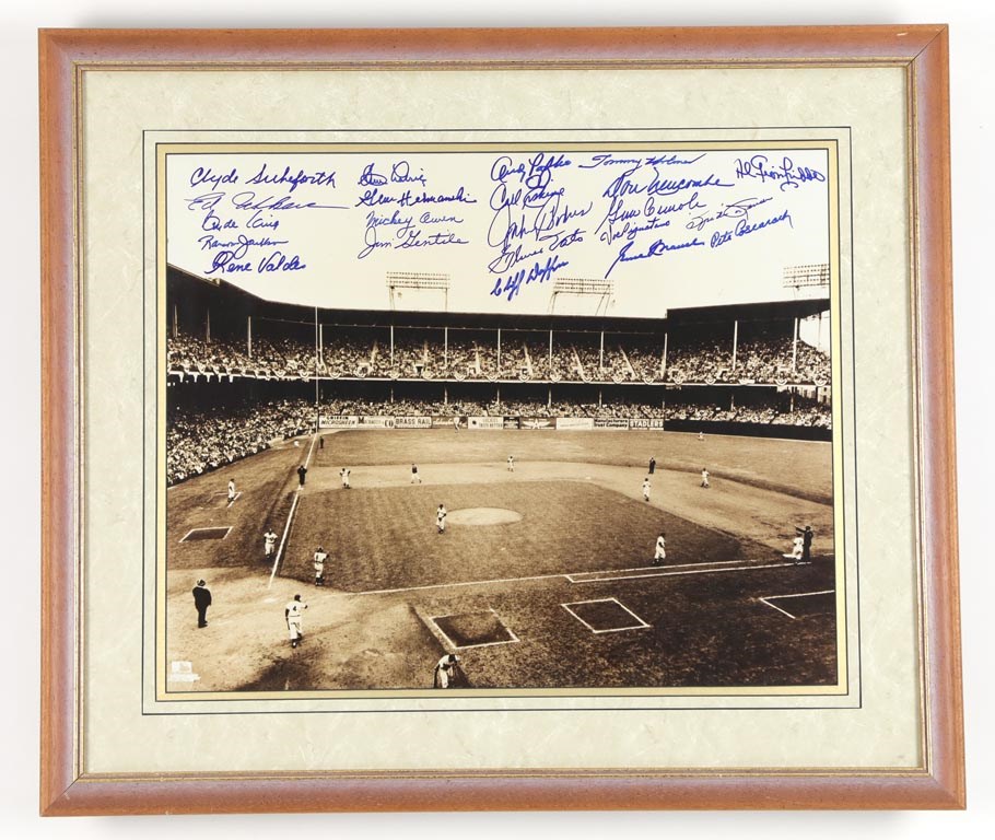 Brooklyn Dodgers Old-Timers Signed Photograph