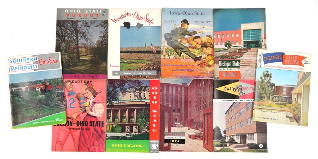 1953-1963 Ohio State College Football Programs (10)