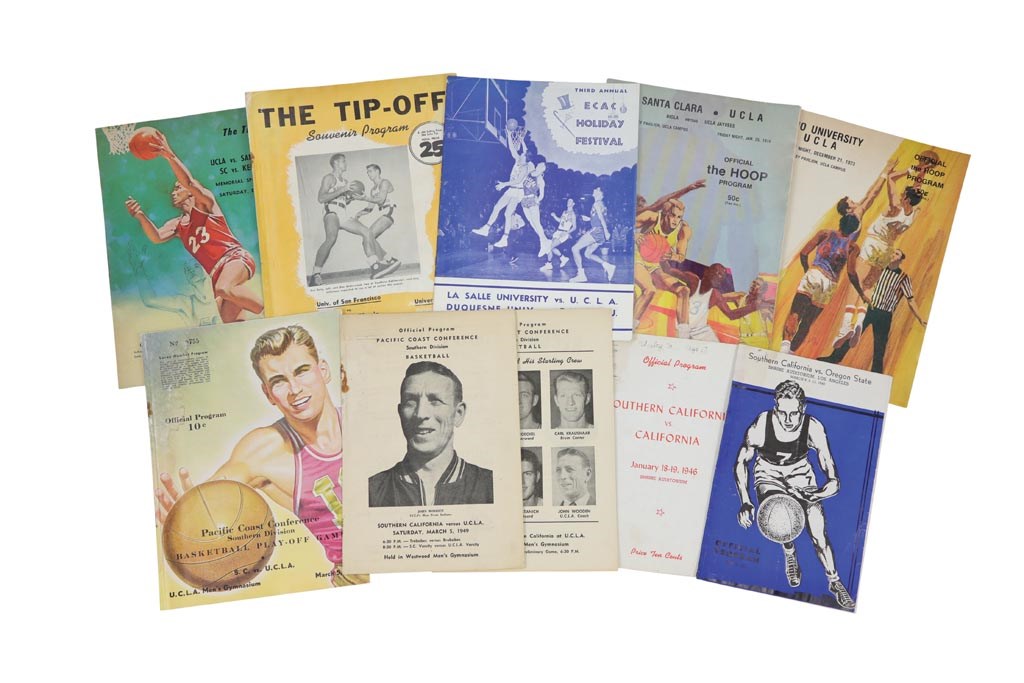 Early UCLA College Basketball Programs with Early John Wooden (8)