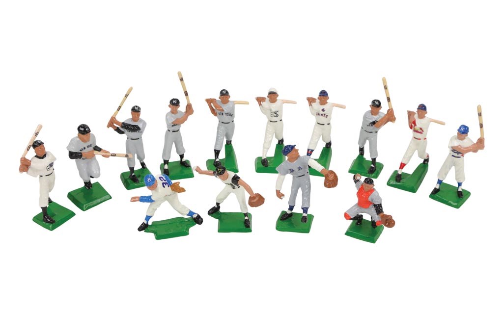 Baseball Memorabilia - Fantastic Lifetime Collection of Hand-Painted Lido Lead Hall of Fame Baseball Figurines (130+)