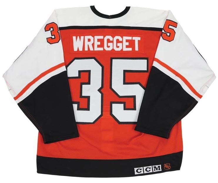 - 1988-91 Ken Wregget Philadelphia Flyers Game Worn Jersey