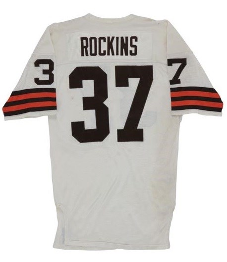 Football - 1985-87 Chris Rockins Cleveland Browns Game Worn Jersey