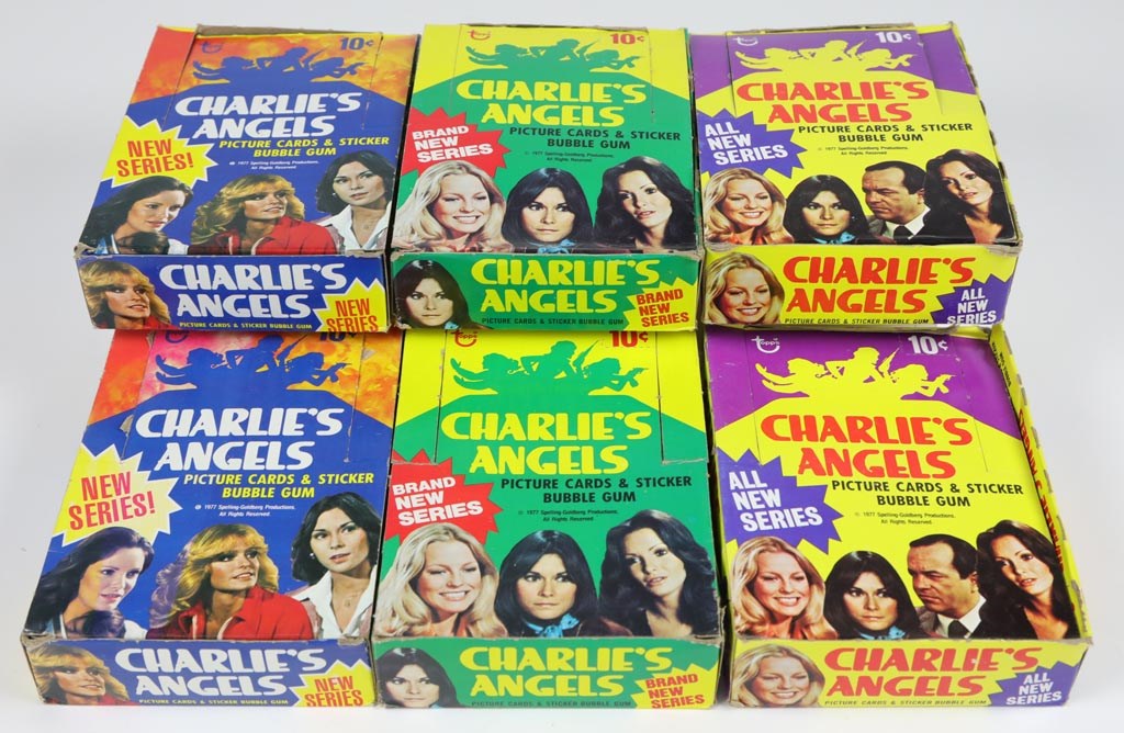 - Charlie's Angels Wax Box Grouping (6)