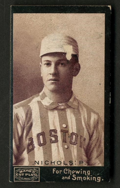 Baseball and Trading Cards - 1895 N300 Mayo's Cut Plug Kid Nichols
