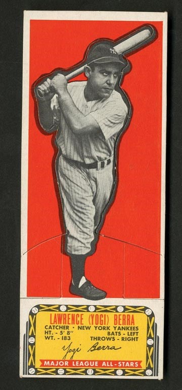 Baseball and Trading Cards - 1951 Topps Major League All-Stars Yogi Berra