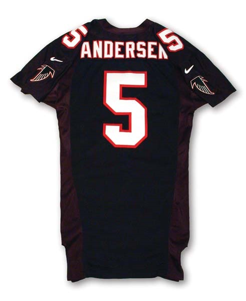 - Mid to Late 1990's Mort Andersen Game Worn Jersey