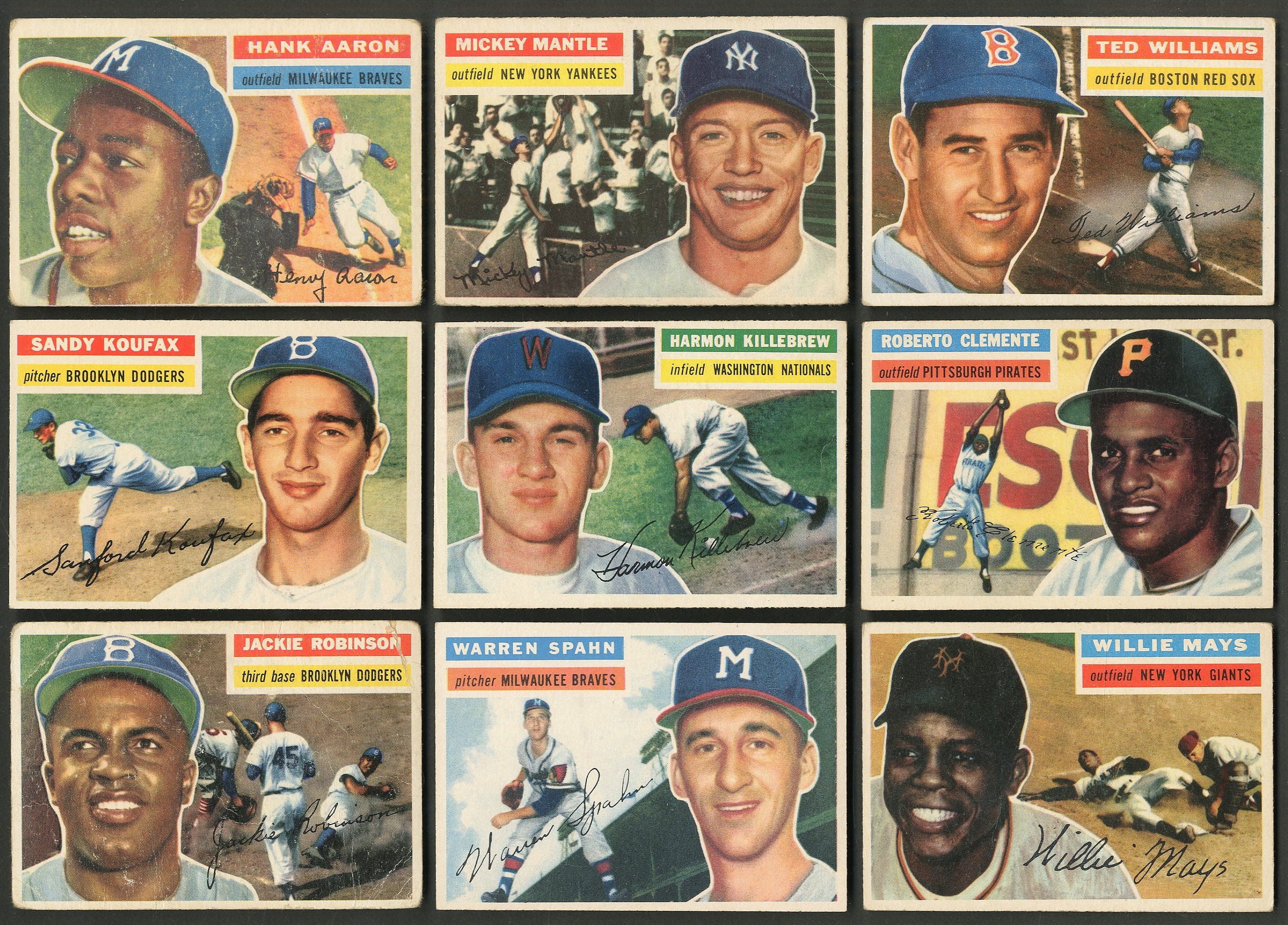 Baseball and Trading Cards - 1956 Topps Baseball Near-Complete Set (337/340)