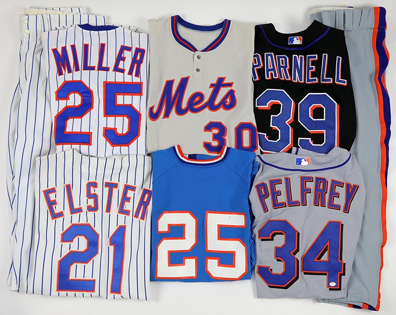 - 1970s-2010s New York Mets Game Worn Jersey & Pants Collection (8)