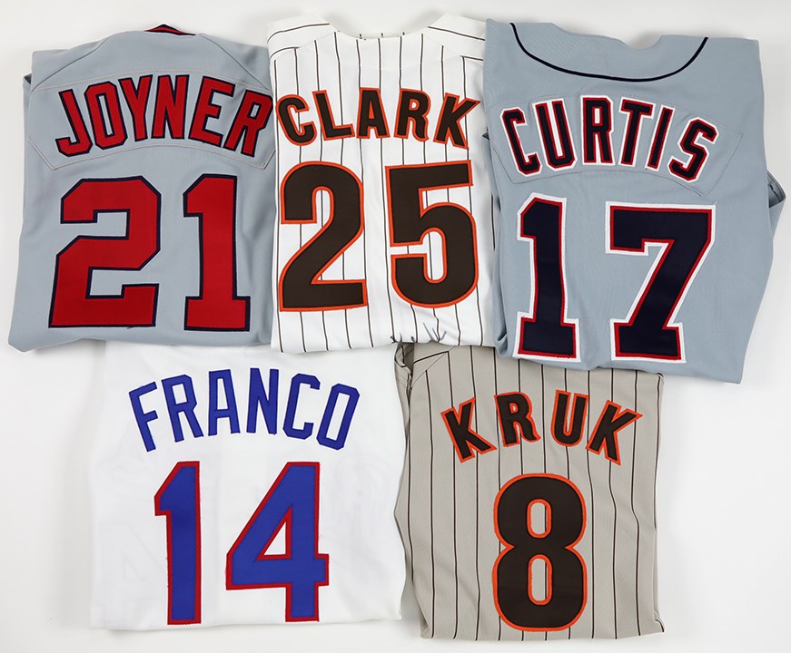 - 1980s-90s Baseball Stars Game Worn Signed Jersey Collection (5)