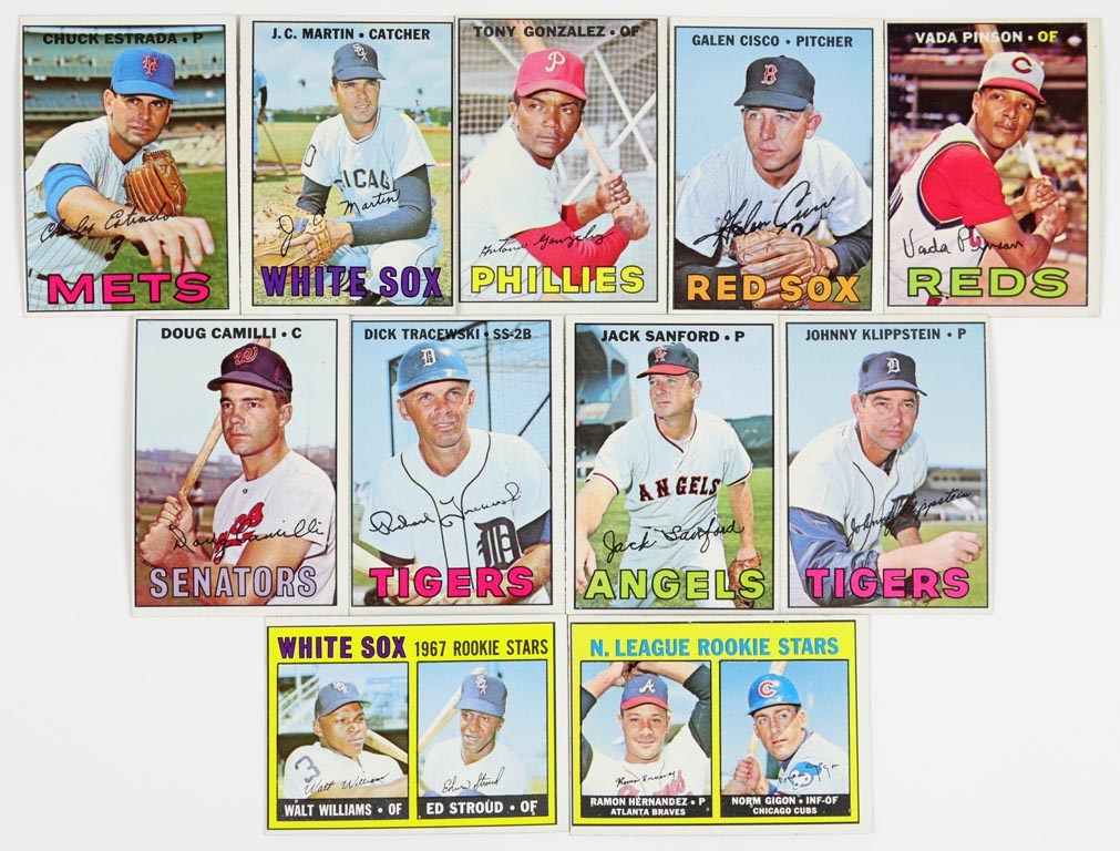 1967 Topps Baseball High Number Collection (10+)