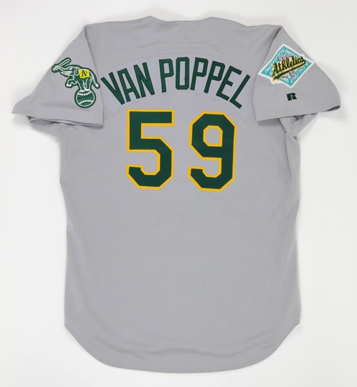 1980s-90s Oakland Athletics Game Worn Jerseys (3)