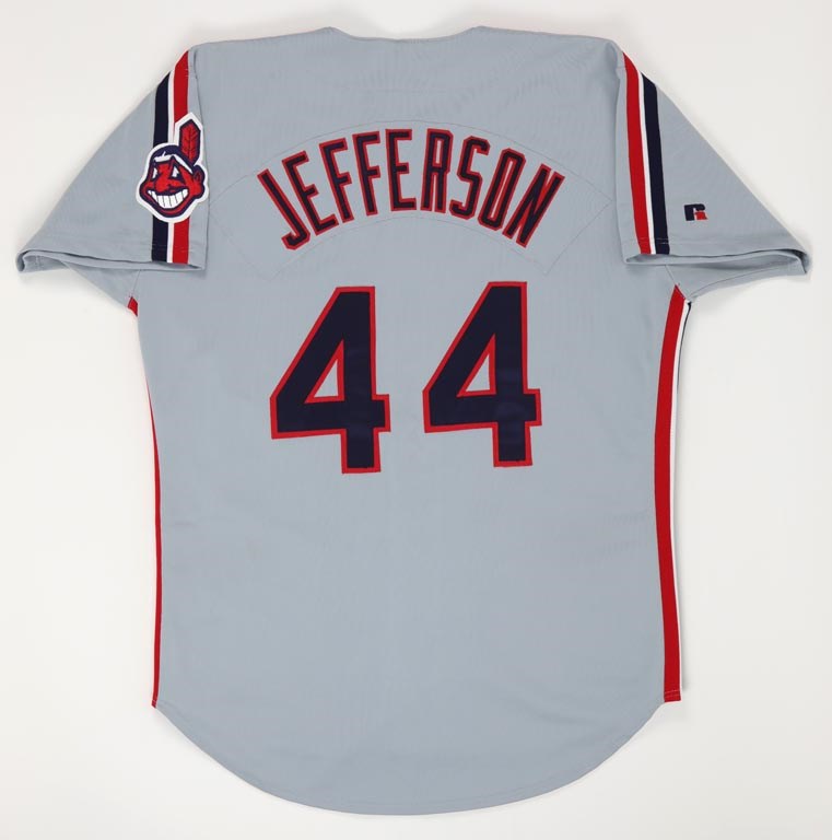 1992 Reggie Jefferson Cleveland Indians Game Worn Jersey