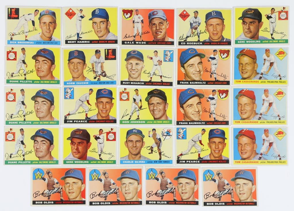 - 1955 Topps Baseball Collectors Lot (25)