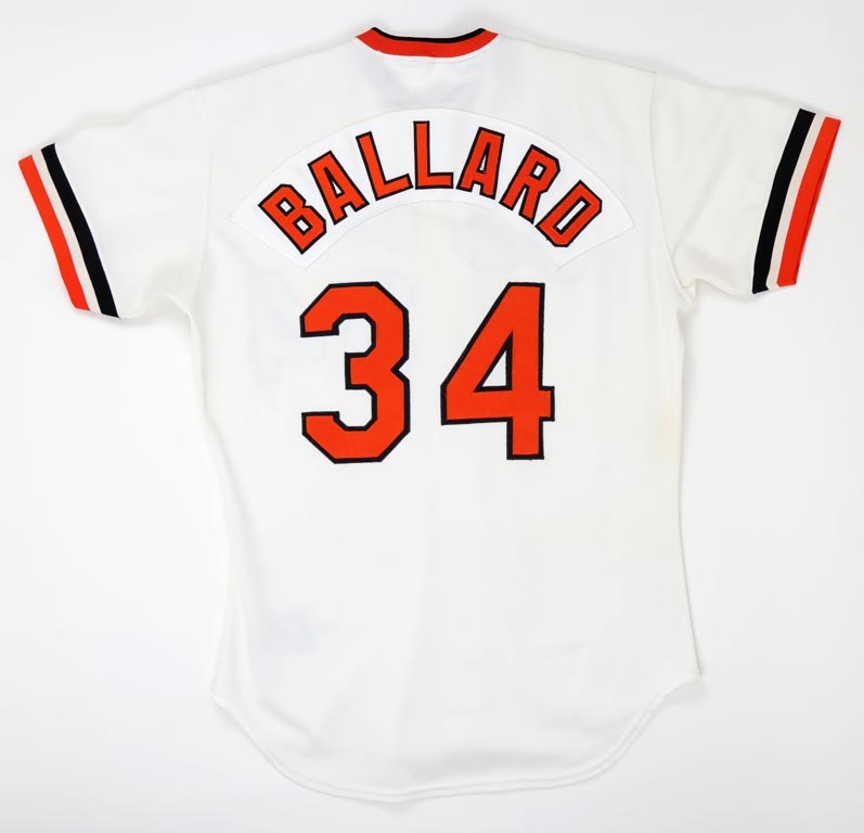 1988 Jeff Ballard Baltimore Orioles Game Worn Jersey